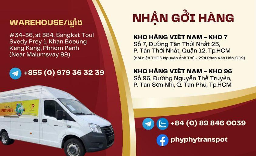 Dịch vụ của nhà xe Phy Phy