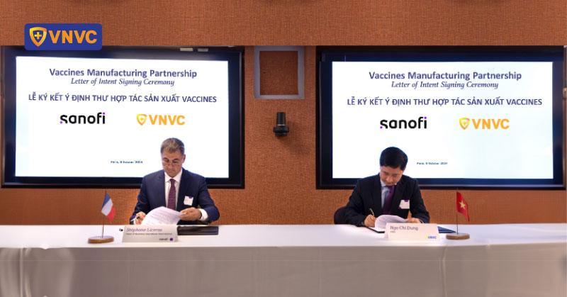 vnvc và sanofi hợp tác sản xuất vắc xin