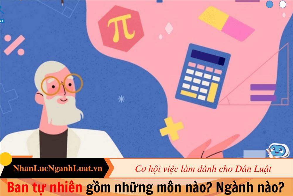 Ban tự nhiên gồm những môn nào? Ngành nào?