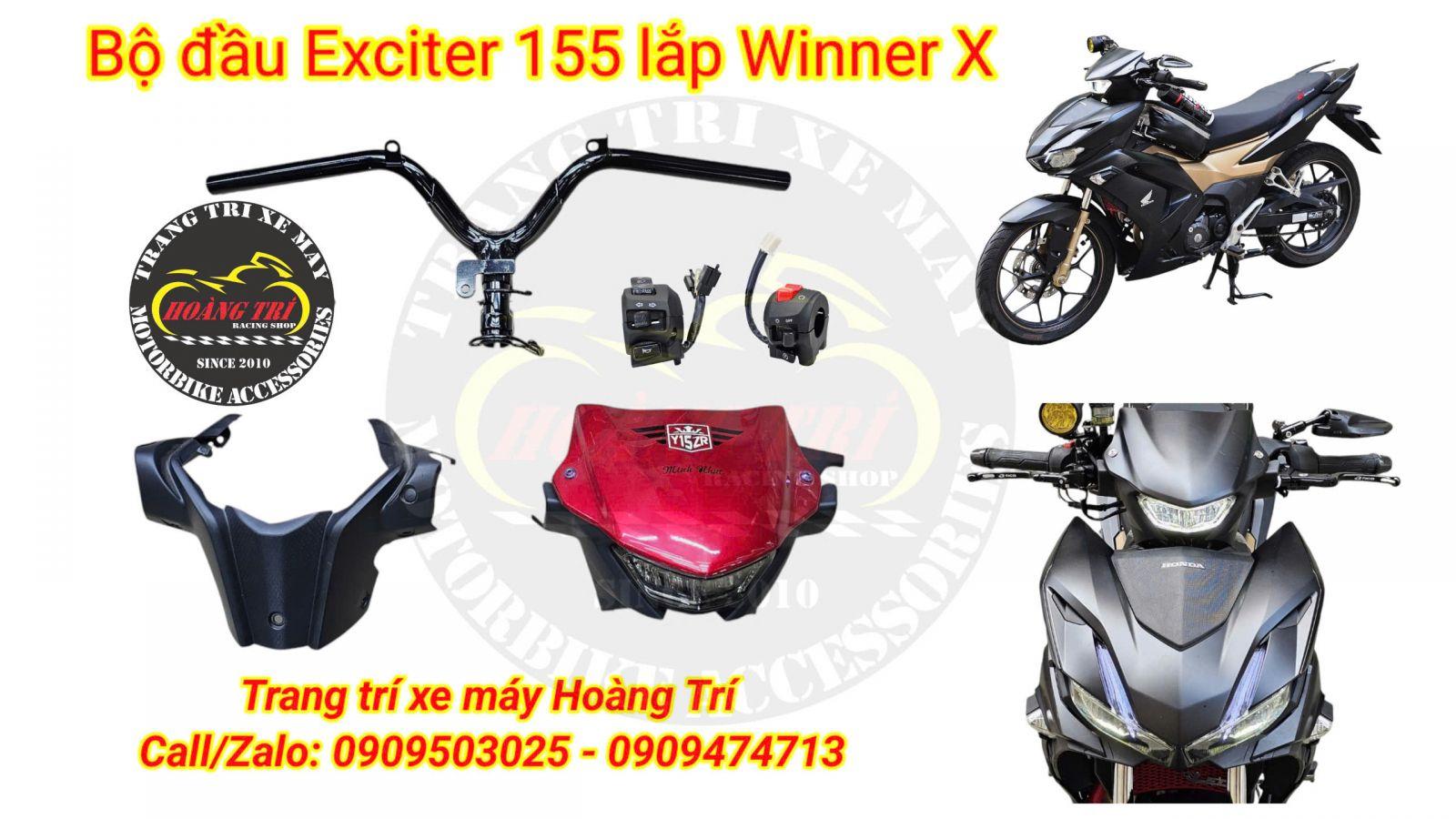 Trọn bộ phụ kiện nâng cấp đầu đèn Exciter 155 cho Winner X