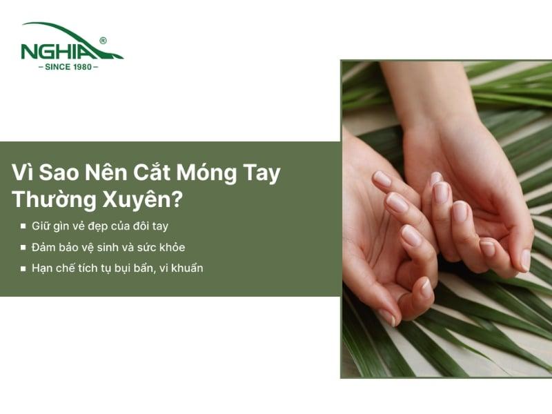 Bao lâu thì nên cắt móng tay một lần?