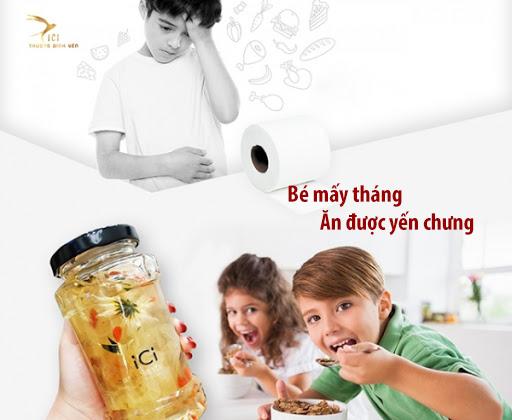 Bé mấy tháng ăn được yến chưng? sử dụng bao nhiêu? 